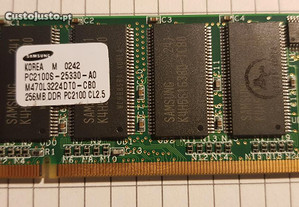 Memorias e placas várias portáteis Dell