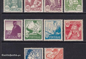 Selos Portugal 1941 Afinsa 607/616 MNH