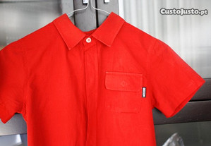 Camisa vermelha original da MOSCHINO tamanho TEEN