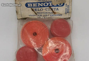 Vintage BENOTTO orange red smooth handlebar tape