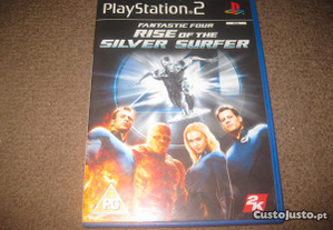 Jogo "Fantastic Four: Rise Of The Silver Surfer" para a Playstation 2/Completo!