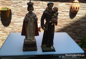 Arte sacra Santo Antônio e Menino Jesus de Praga