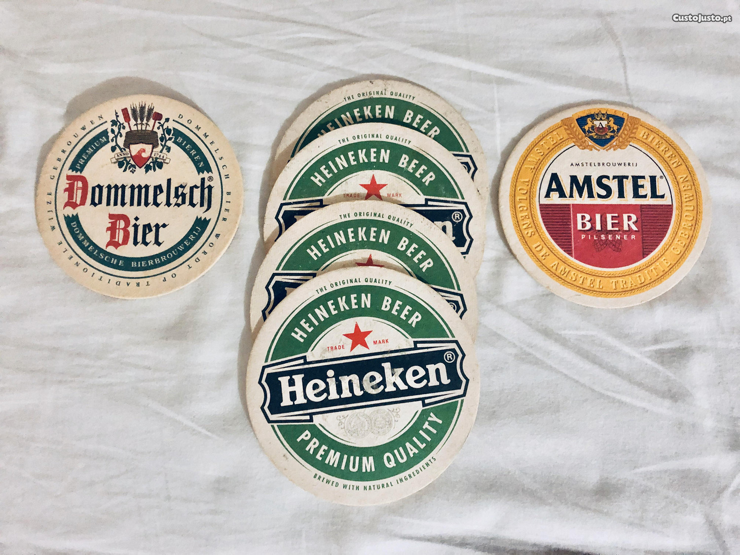 Bases Copos Heineken, Amstel, Dommelsch