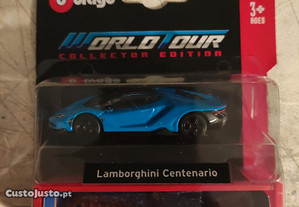 Burago World Tour - Lamborghini Centenario 1/64 - NOVO