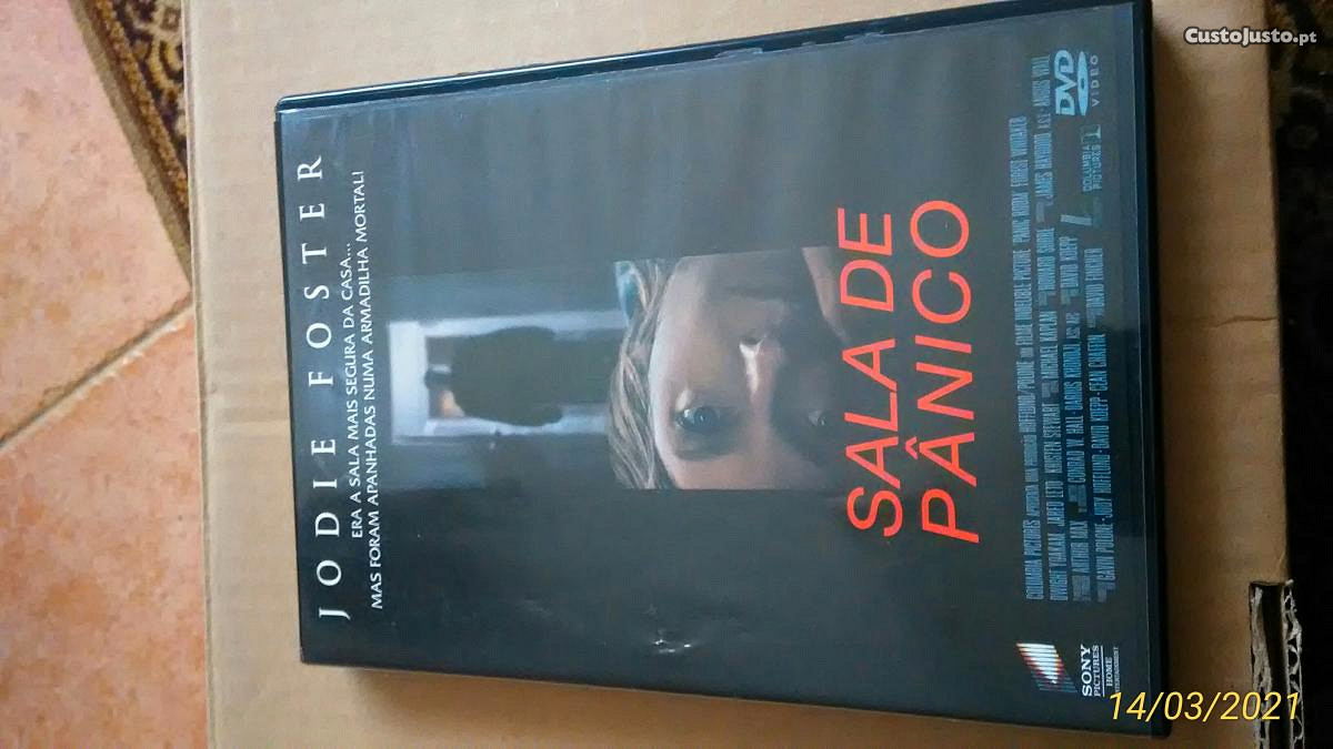 DVD Sala de Pânico Filme de David Finch com Jodie Foster e Kristen Stewart Panic Room Leg.PORT