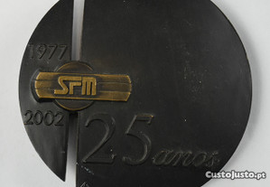 Medalha Comemorativa dos 25 anos da empresa SFM 1977 - 2002