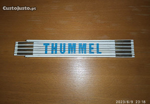 régua de madeira Thümmel AG 2m/200cm (vintage / carpinteiro)