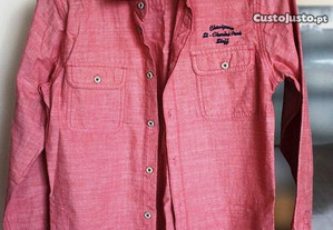Camisa rosa claro original da CHEVIGNON tamanho 12