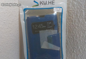 Capa Carteira Nova p/ Nokia Lumia 520 Azul