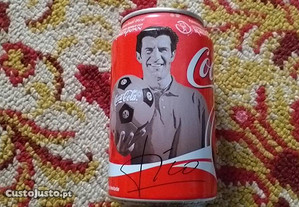 Lata Coca-Cola - Luis Figo 2002 assinada - portes incluidos