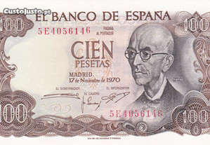 Nota de 100 pesetas