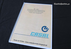 Catálogo peças motor Casal M109 com 50 cc motorizada ciclomotor Casal Boss / Super Boss