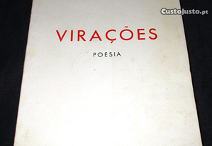 Livro Virações Poesia Eduardo Soveral 1ª edição