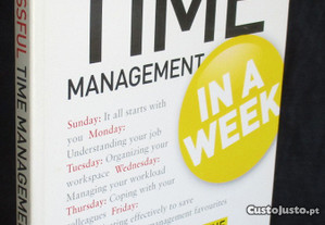 Livro Successful Time Management in a Week Robert Ashton