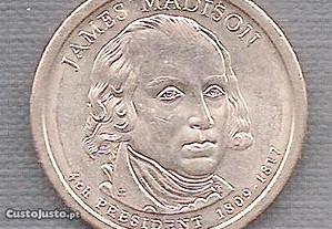 Moeda USA - Dollar 4 Presidente James Madison