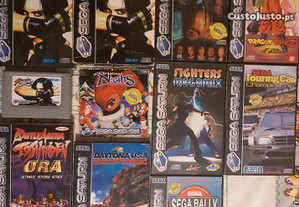 Sega Saturno vrios jogos todos completos.