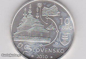 10 euro prata Eslováquia 