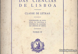Memórias da Academia das Ciências de Lisboa - Classe de Letras - Tomo IV (1946)