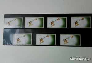 Etiquetas (selos) ctt uffa 2004