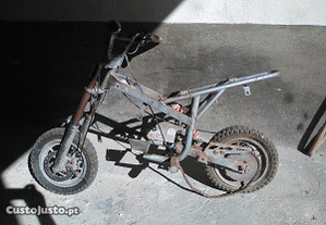 Mini moto cross quadro p/restaurar