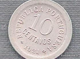 Moeda 10 Centavos 1921