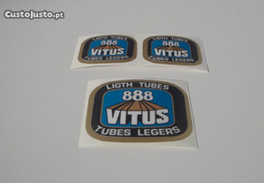 Autocolantes Vitus kit de 3 stickers quadro