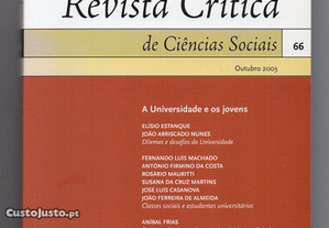 Revista Crítica de Ciências Sociais, n.º 66