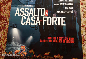 Cartaz de cinema - Assalto à casa forte - portes incluidos
