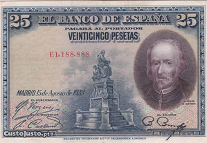 Nota de 25 pesetas