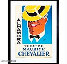 Cartaz antigo de Maurice Chevalier