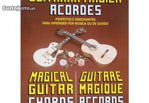 4 Livros - Guitarra Mágica 1 e 2, Acordes e Tocar