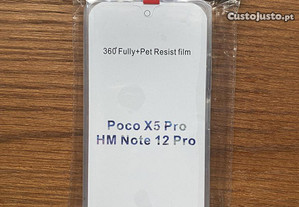 Capa de protecção completa 360º (capa frente e verso) Xiaomi Redmi Note 12 Pro / Xiaomi Poco X5 Pro