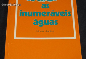 Livro As Inumeráveis Águas Nuno Júdice 1ª edição