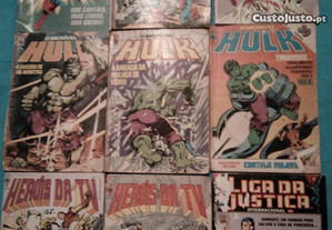 Lote/Conjunto de Livros dos Fantásticos "Super Heróis"