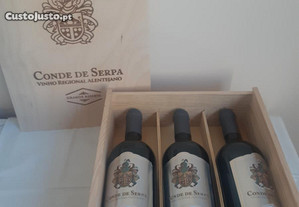 Conjunto Vinho Tinto Conde de Serpa Grande Reserva