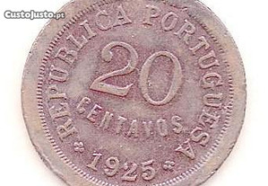 Moeda 20 Centavos 1925