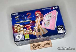 Caixa Nintendo 2DS Rosa New Style Boutique 2 Edition