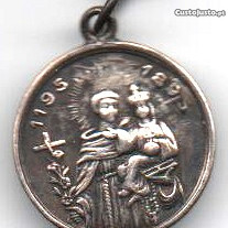 Medalha de Santo António - mbc/mbc+ prata