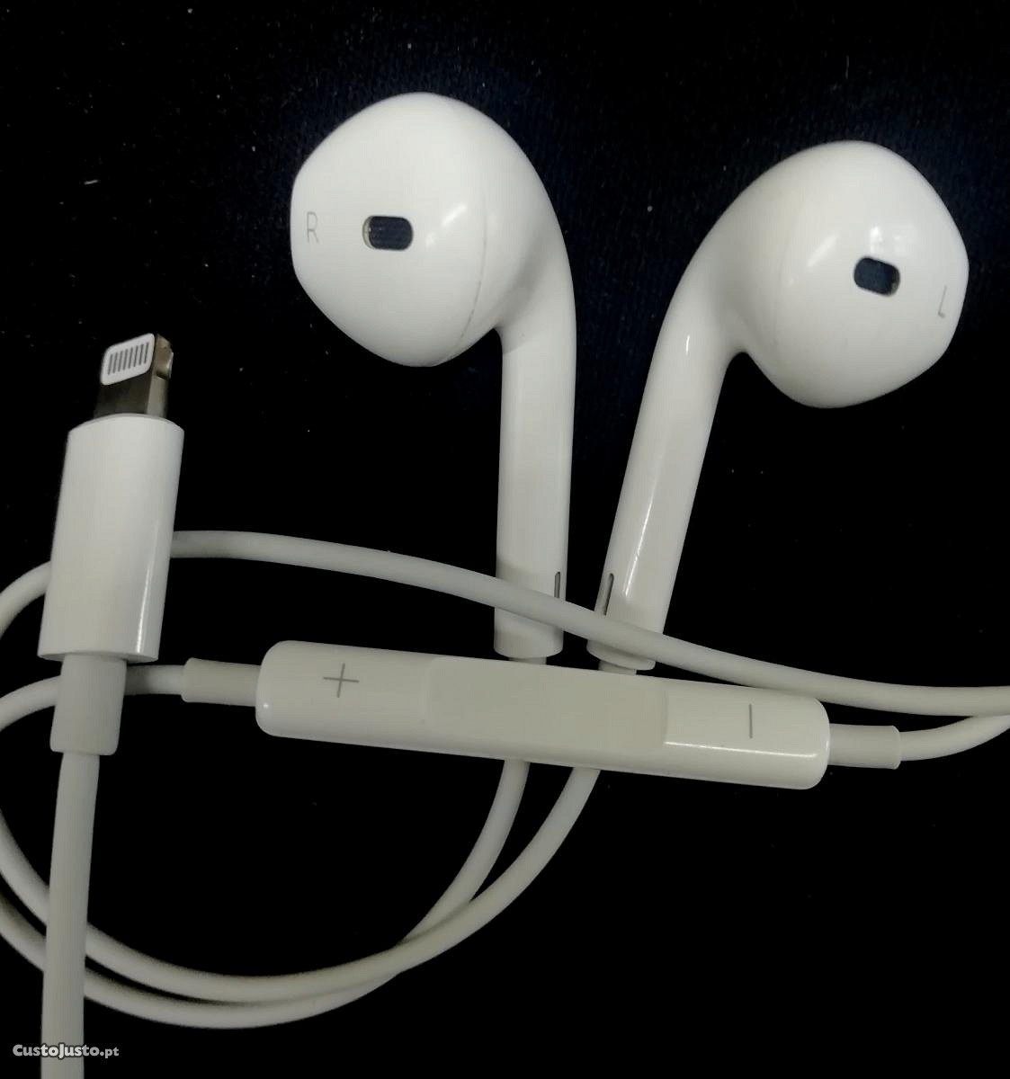 Auscultadores ou fones com fio Earpods para Apple iPhone ou iPad