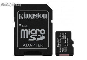 Cartão Memória 64Gb Kingston Canvas Select Plus C1