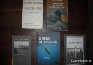Livros diversos Felix, Cummings, Eça Queiroz, Walsch, Mishima
