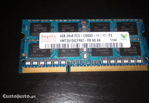 Memória RAM 4Gb portátil