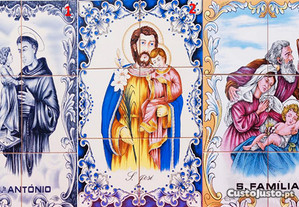 Painéis de Azulejos de SANTOS - Vários 45cm x 30cm