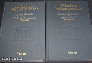 Livros História da Humanidade volume I e II Verbo