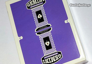 Baralho de Cartas Gemini Casino Purple