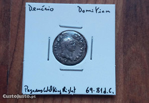 Moeda Denário de Domitian
