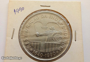 Moeda 100$00 Escudo 1990 Restauração Independência