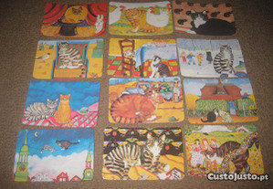 12 Calendários de "Gatos" Colecção Completa! Rara!