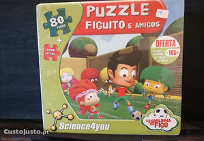 Science 4 you - Puzzle Figuito e Amigos 80 peças novo e embalado