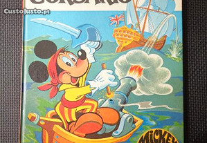 Livro Banda Desenhada Mickey Corsário